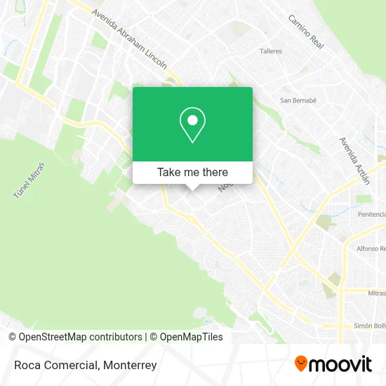 Roca Comercial map