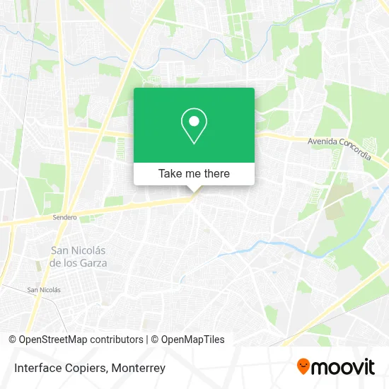 Interface Copiers map