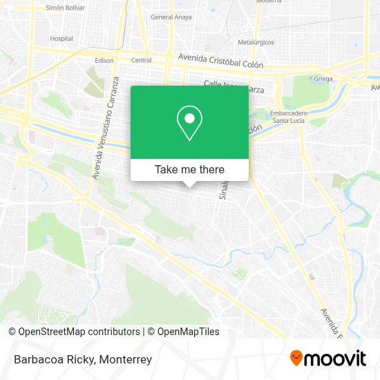 Barbacoa Ricky map