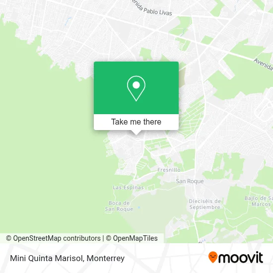 Mini Quinta Marisol map