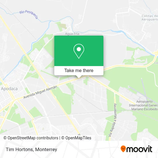 Tim Hortons map