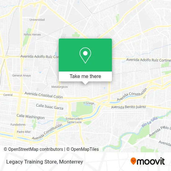 Legacy Training Store map