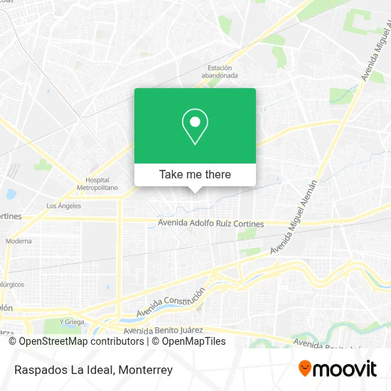 Raspados La Ideal map