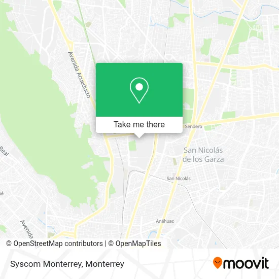 Syscom Monterrey map
