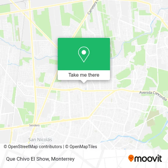 Que Chivo El Show map