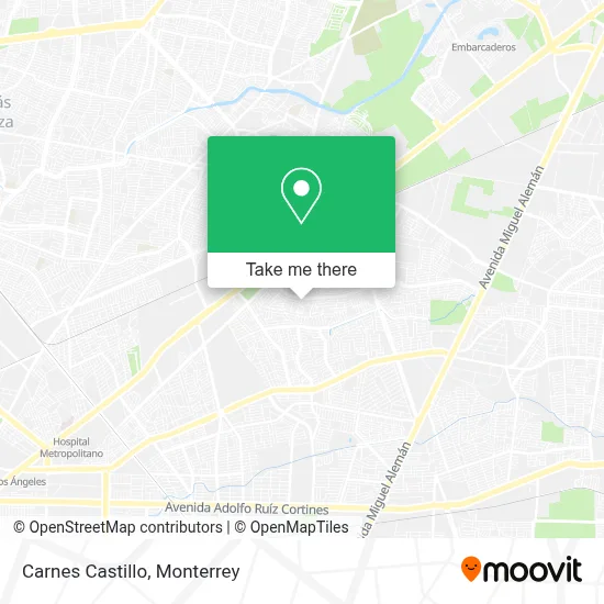 Carnes Castillo map