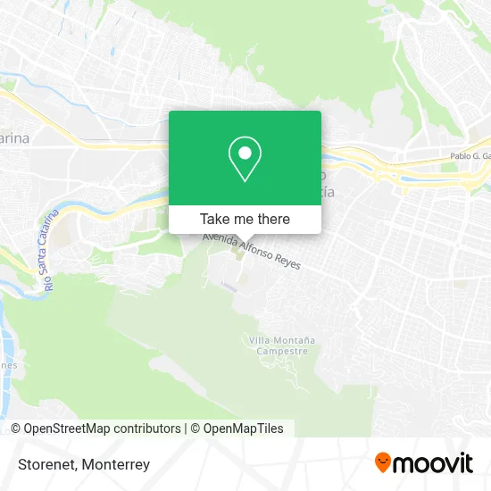 Storenet map