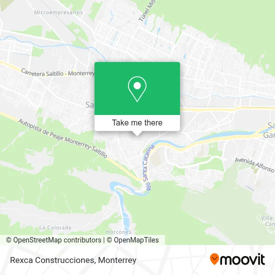 Rexca Construcciones map