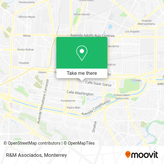 R&M Asociados map