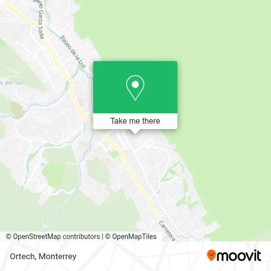 Ortech map