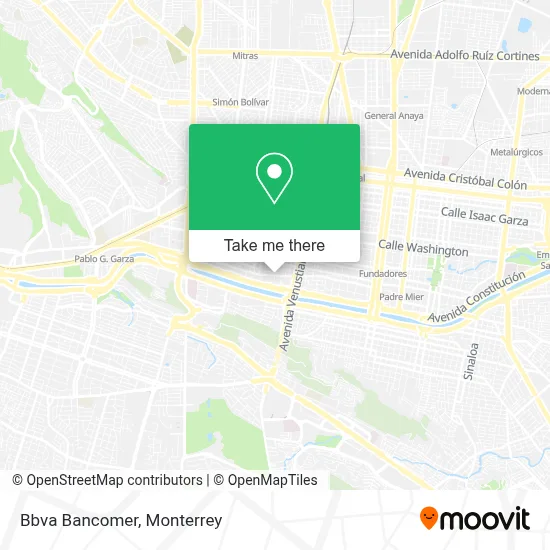 Bbva Bancomer map
