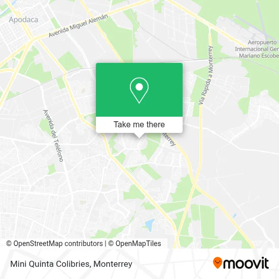 Mini Quinta Colibries map