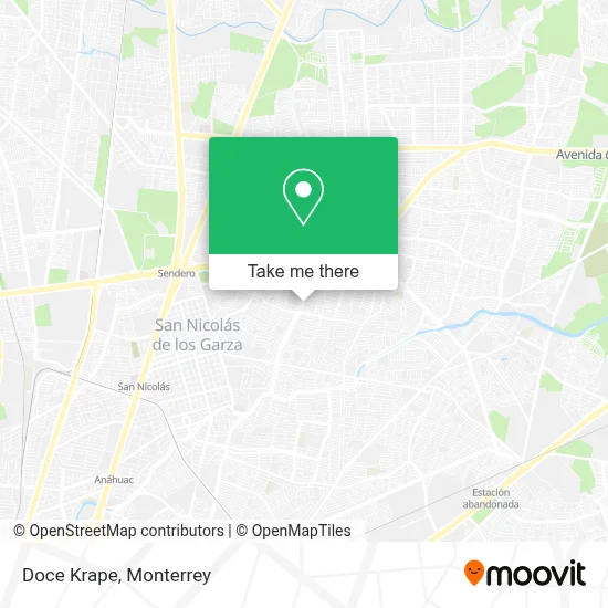 Doce Krape map