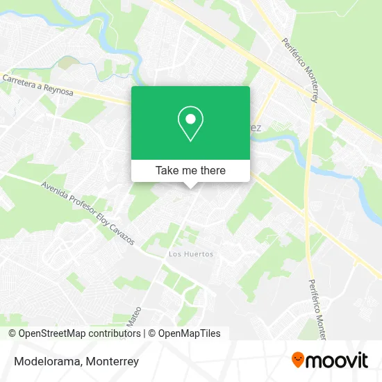 Modelorama map
