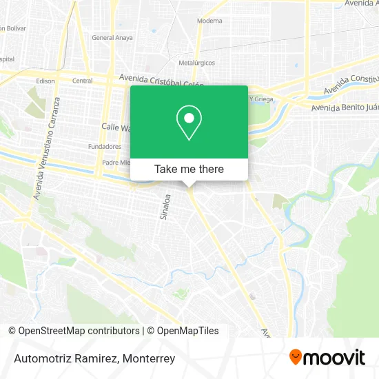Automotriz Ramirez map