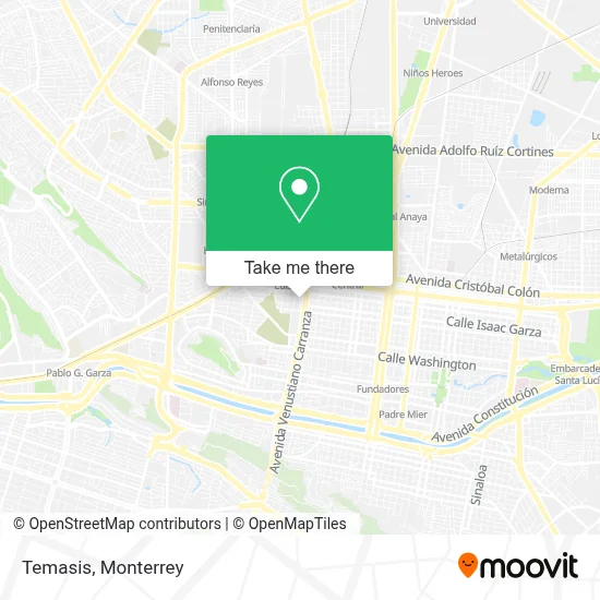 Temasis map