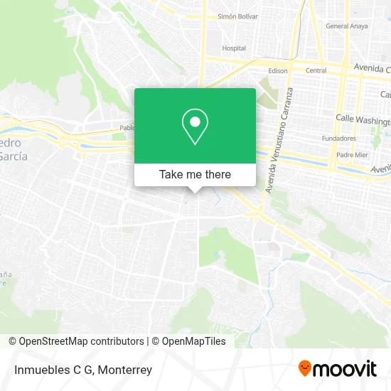 Inmuebles C G map