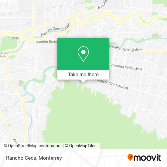 Rancho Ceca map