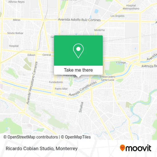 Ricardo Cobian Studio map