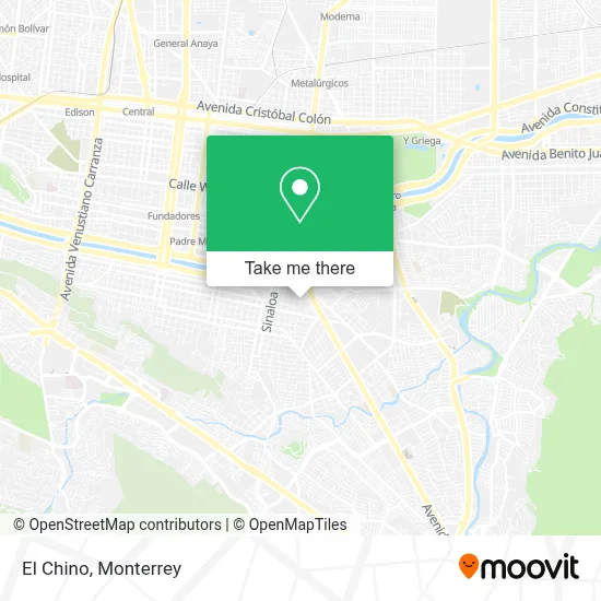 El Chino map