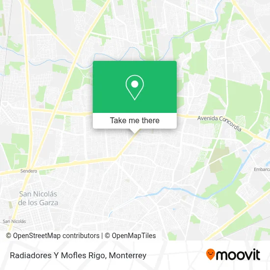 Radiadores Y Mofles Rigo map