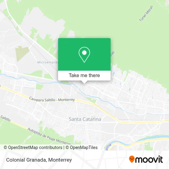 Colonial Granada map