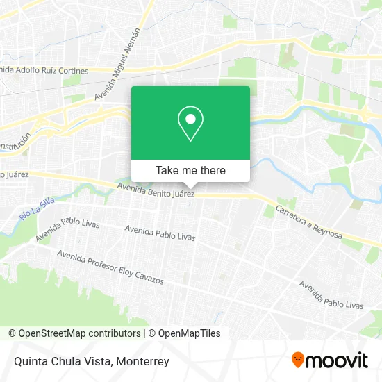 Quinta Chula Vista map