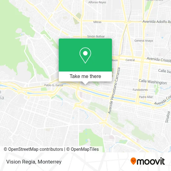 Vision Regia map