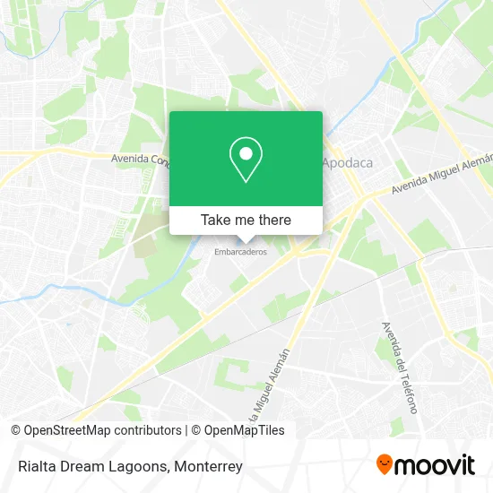 Rialta Dream Lagoons map