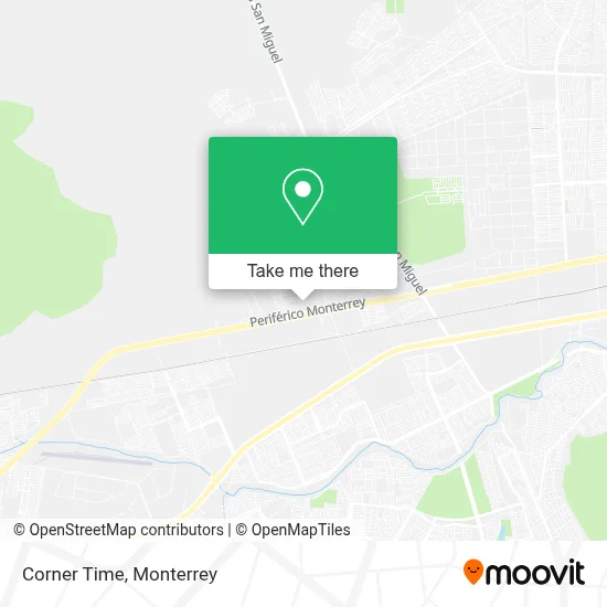 Corner Time map