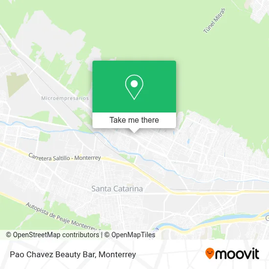 Pao Chavez Beauty Bar map