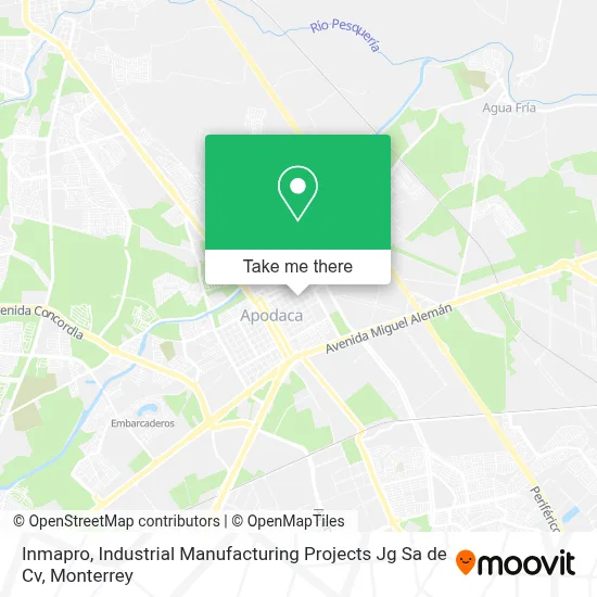 Inmapro, Industrial Manufacturing Projects Jg Sa de Cv map