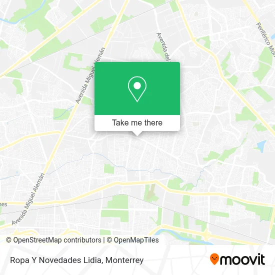 Ropa Y Novedades Lidia map