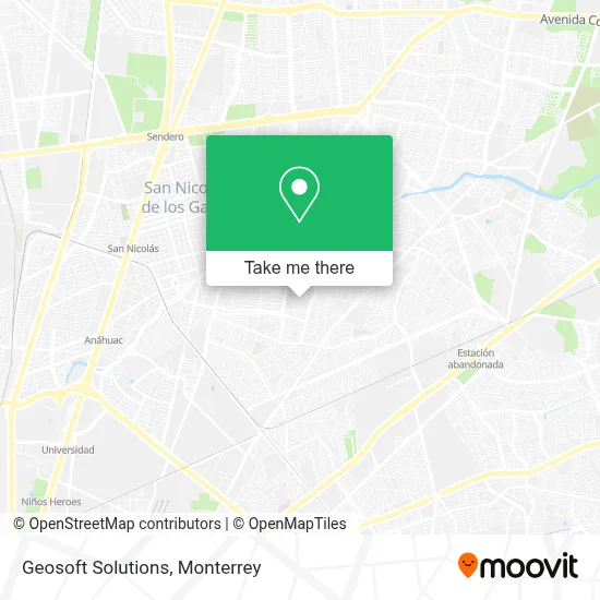 Geosoft Solutions map