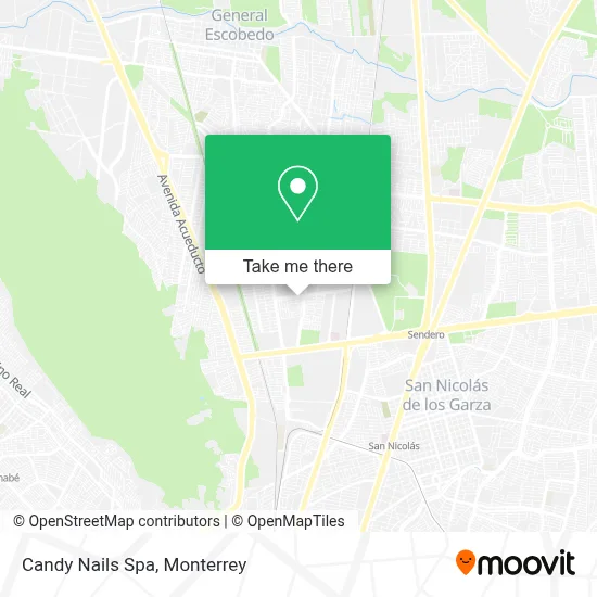 Candy Nails Spa map