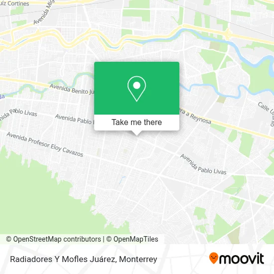 Radiadores Y Mofles Juárez map