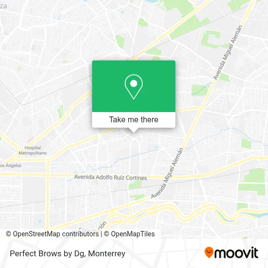Perfect Brows by Dg map