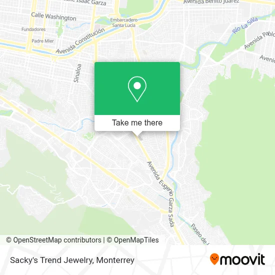 Sacky's Trend Jewelry map