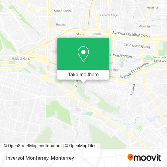 Inversol Monterrey map