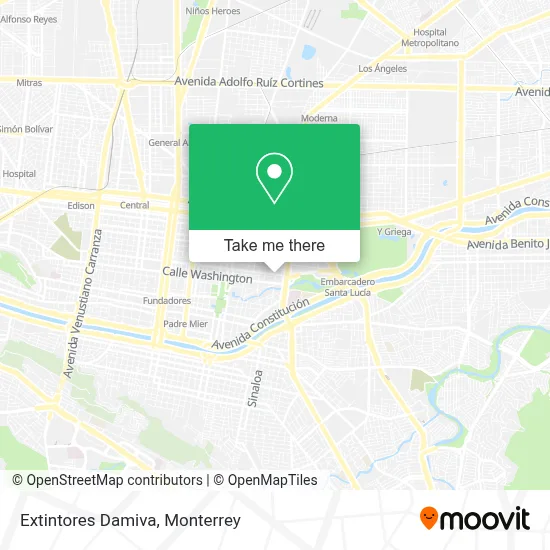 Extintores Damiva map