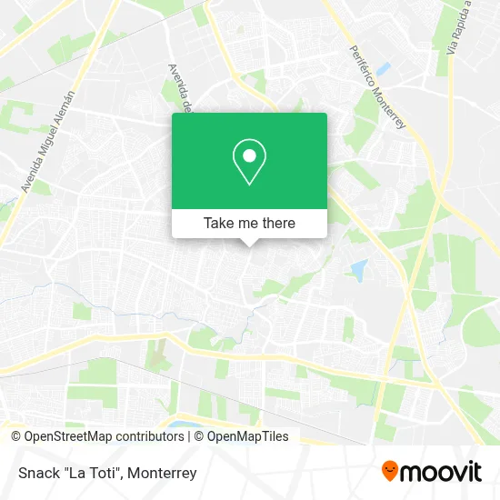 Snack "La Toti" map