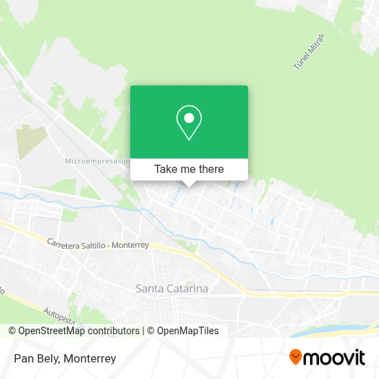 Pan Bely map