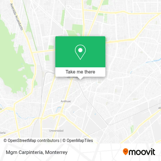Mgm Carpintería map