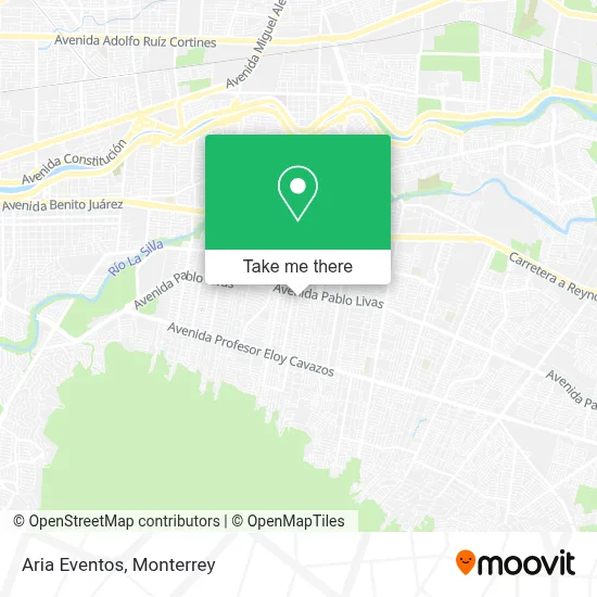 Aria Eventos map