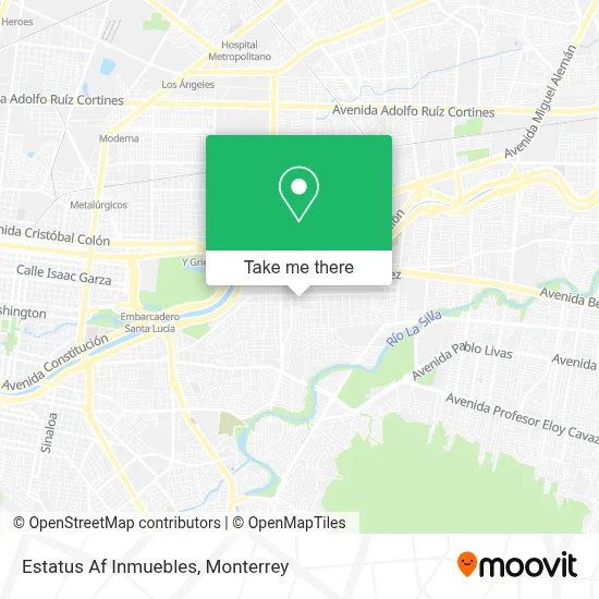 Estatus Af Inmuebles map