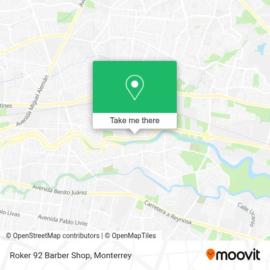 Roker 92 Barber Shop map