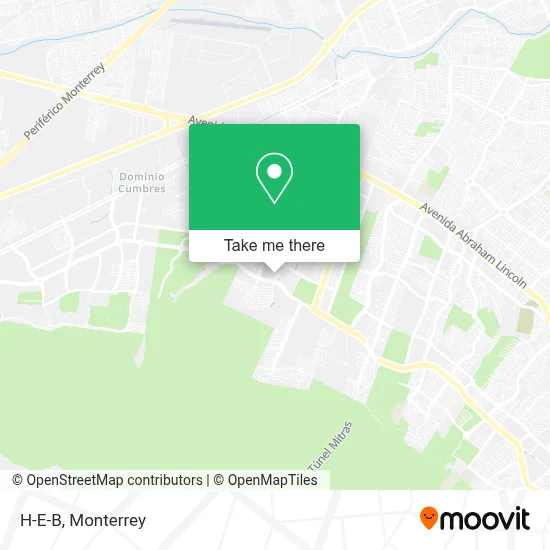 H-E-B map