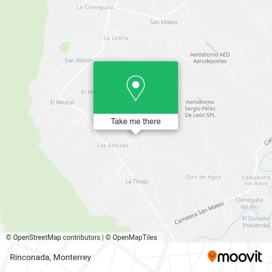 Rinconada map