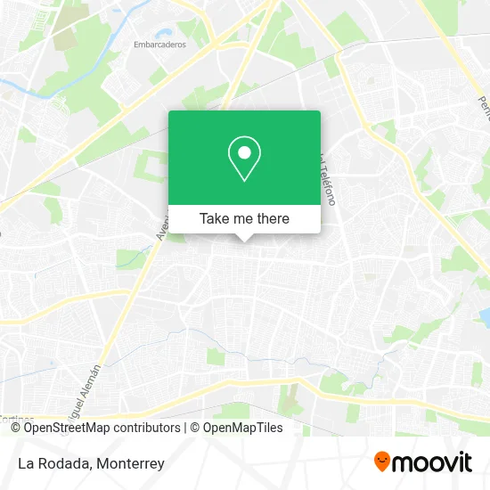 La Rodada map