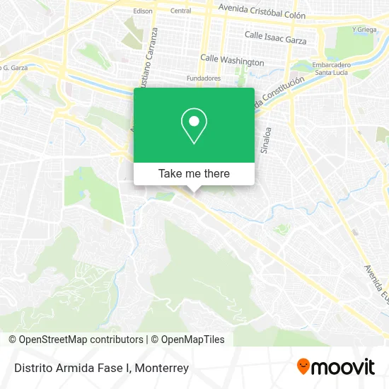 Distrito Armida Fase I map